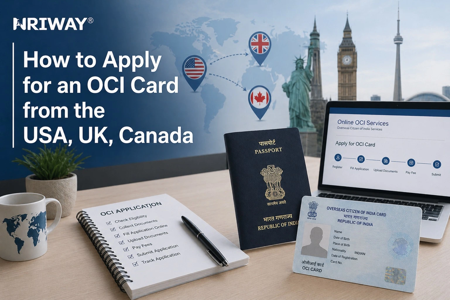 How to Apply for an OCI Card from the USA, UK, Canada
