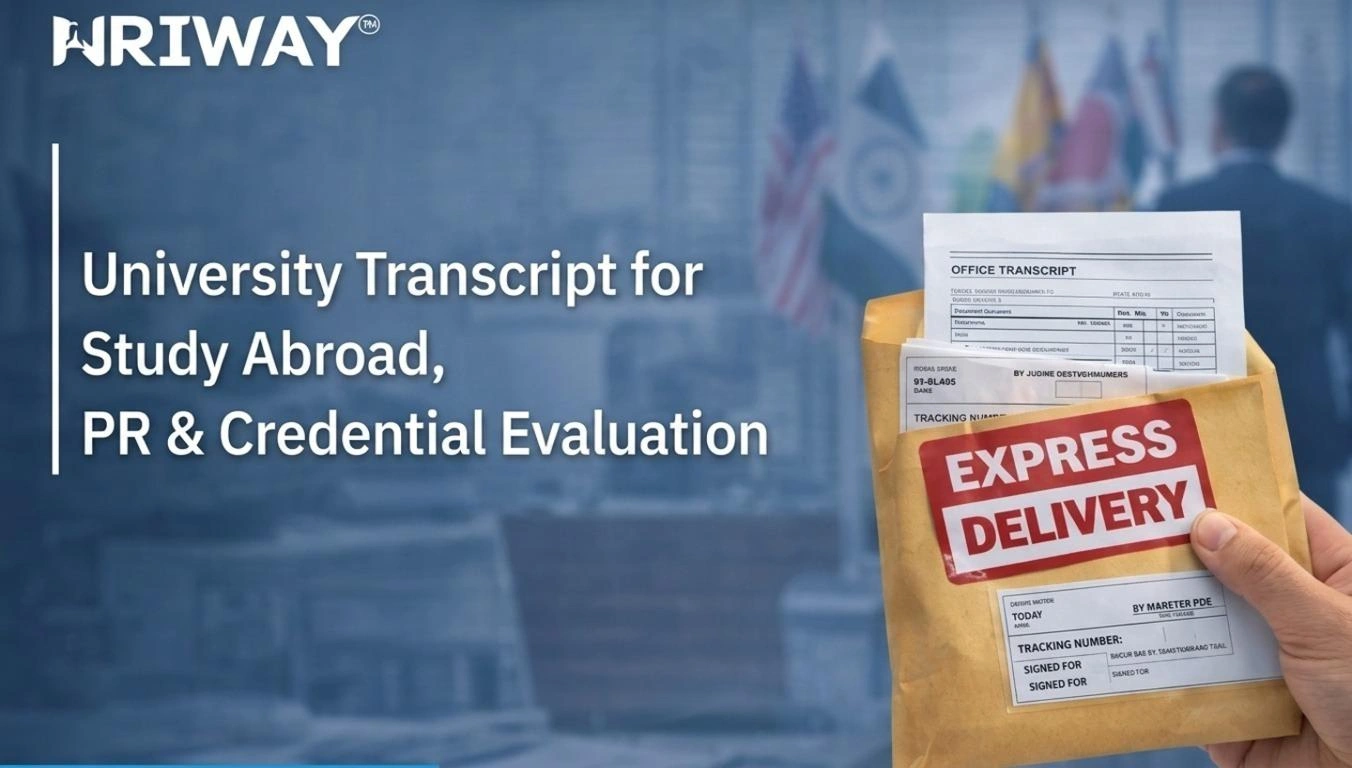 University Transcript for Study Abroad, PR & Credential Evaluation | NRIWAY