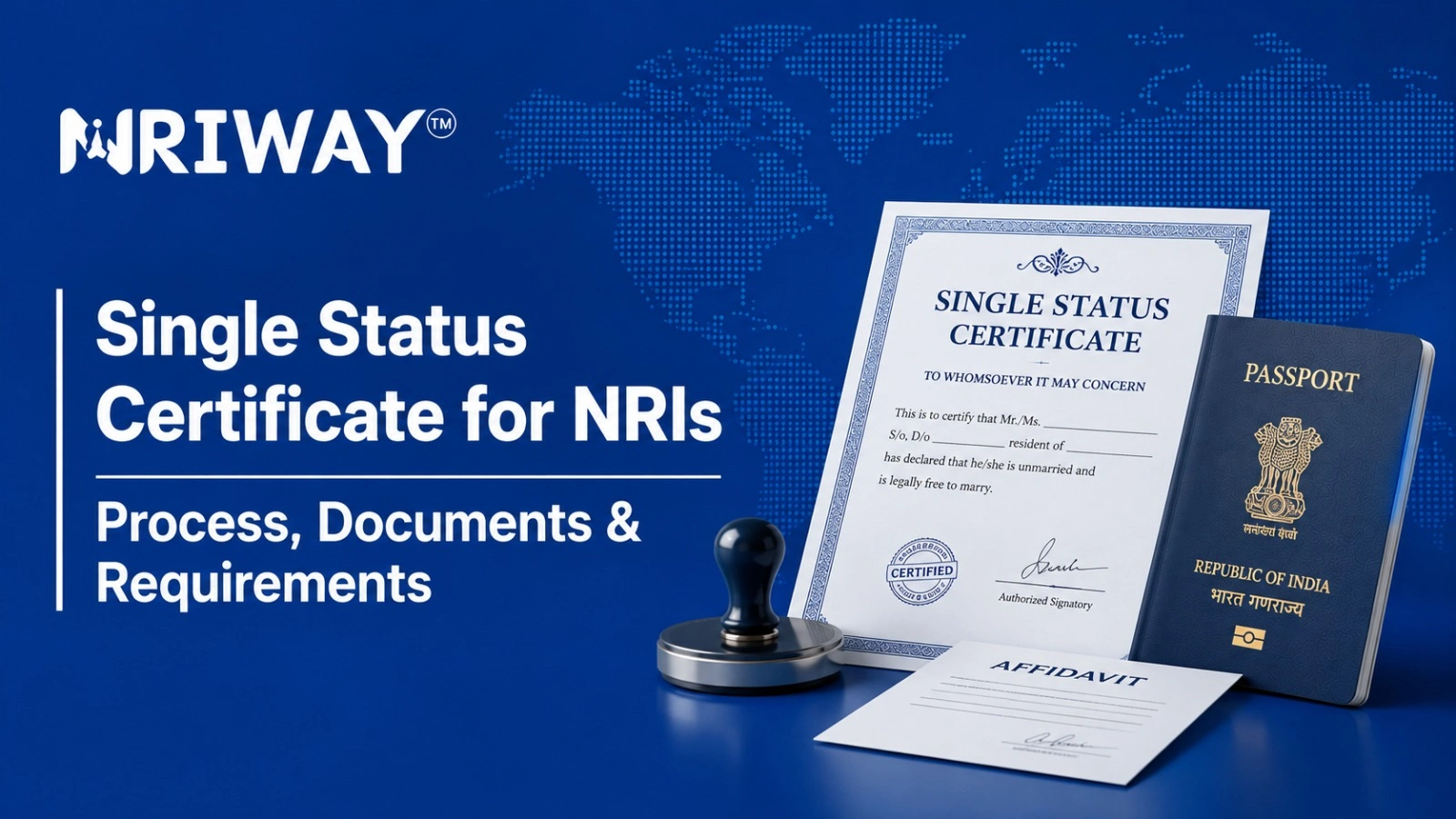 Single Status Certificate for NRIs | Process, Documents & Requirements