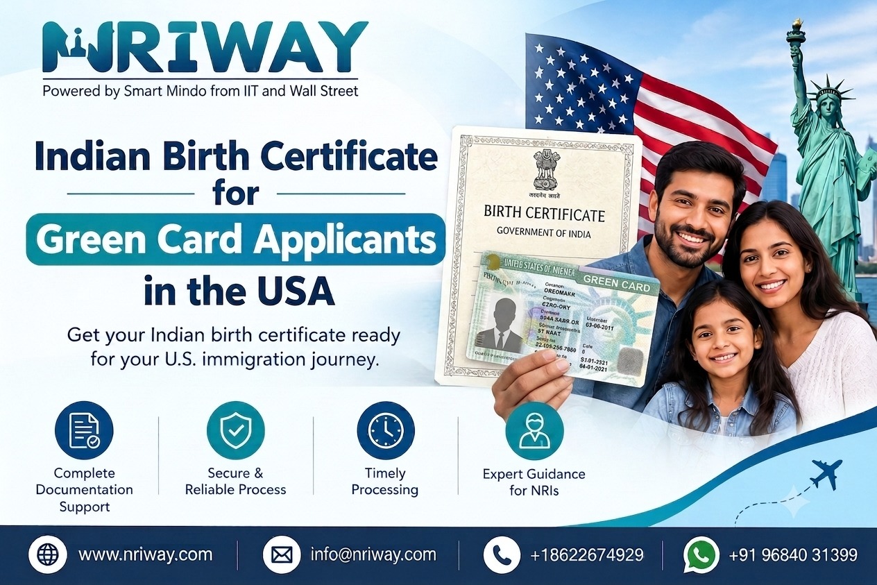 Indian Birth Certificate for Green Card Applicants in the USA