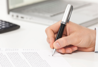 Overseas compliance affidavit signing