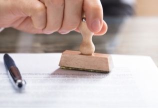 International processing affidavit signing