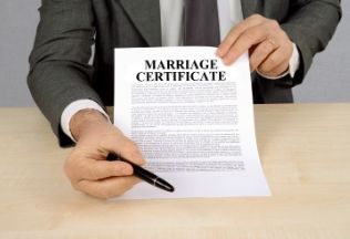 Promotional image for NRIWAY apostille services, featuring a young woman with luggage, famous global landmarks, and service highlights.