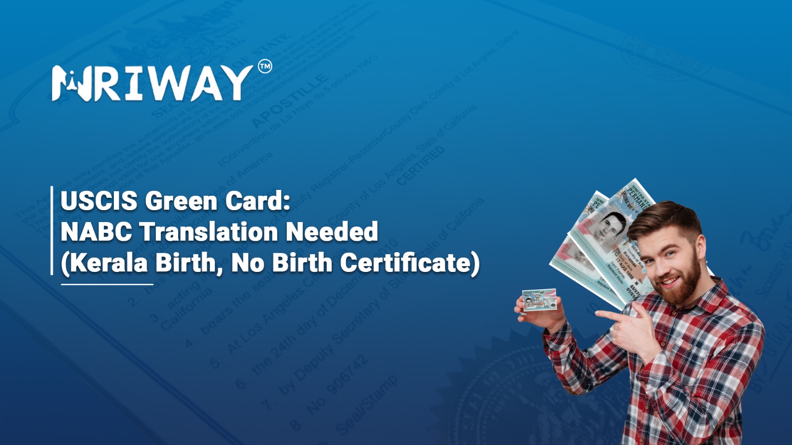 USCIS Green Card: NABC Translation Needed (Kerala Birth, No Birth Certificate)